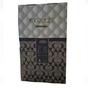 Coach New York Quencher Tumbler - Black and Gold